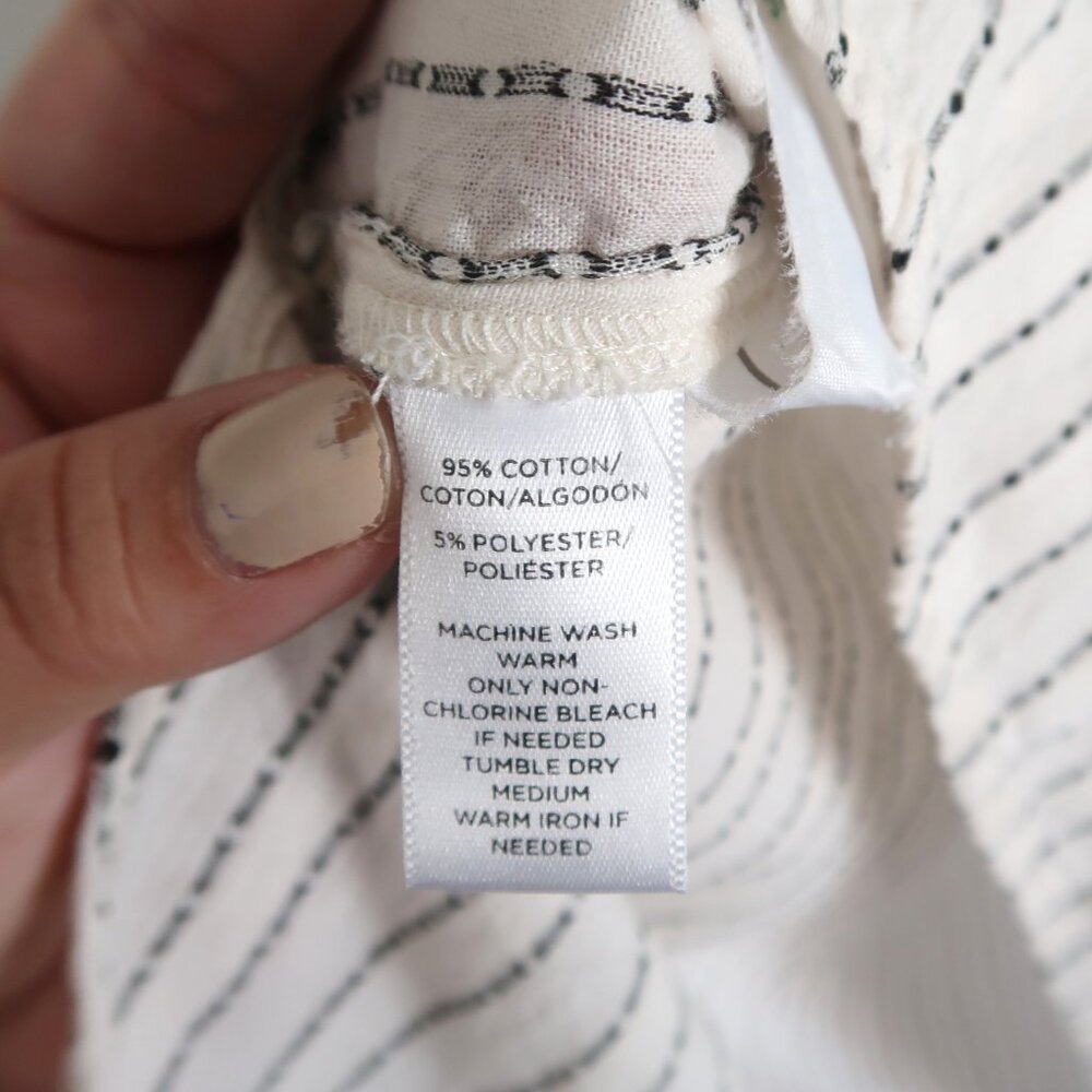 LOFT Striped Blouse - Size XS - Picture 8 of 8